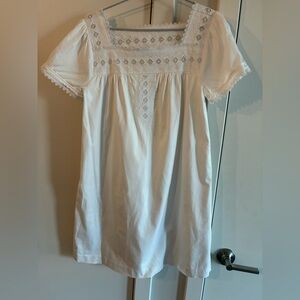 Madewell White Lace Detail dress.